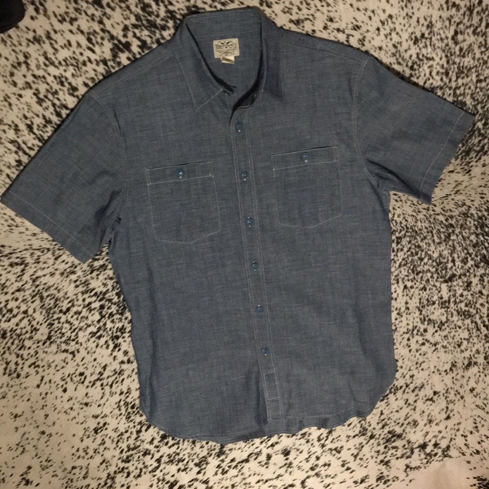 RRL selvedge cloth chambray shirt, short sleeve